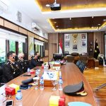 Kapolda Kalsel Bersama Pejabat Utama Ikuti Upacara Peringatan Hari Lahir Pancasila Secara Virtual