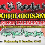 Sukses Kegiatan Sahur Bersama LEKEM Kalimantan, Ratusan Undangan Ikut Berhadir