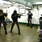 Lanal Banjarmasin Sinergi Lakukan Exercise ISPS Di Perairan Tabanio Kalsel