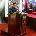 Wakil Ketua Bapemperda DPRD Kotabaru Denny Hendro Kurnianto, A.Mk. Sampaikan 22 Propemperda Tahun 2024 Dalam Rapat Paripurna
