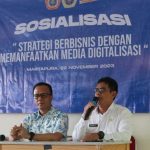 FISIP UNISKA Sosialisasi Strategi Berbisnis Media Digital di SMAN 2 Martapura