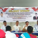 Ketua DPD Partai Gerindra Kalteng Kunjungi Sukamara